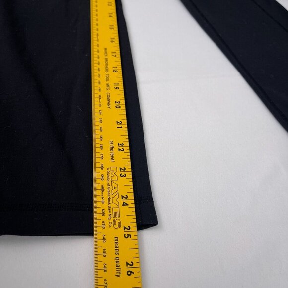 Athleta Yoga Straight Up‎ Capri Pants 983309 Activewear Stretch Black Women M - Picture 11 of 12